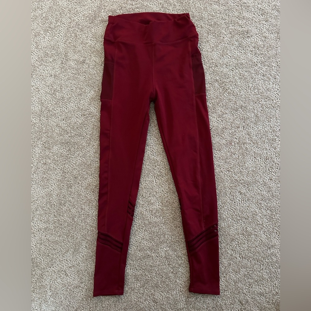red leggings